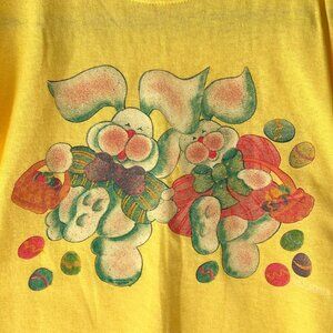Kid’s T Shirt Easter Bunny Hop Child's Children's Youth XS Yellow Never Worn NEW